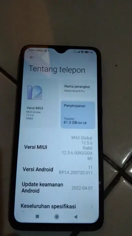 Hp redmi note 8 pro