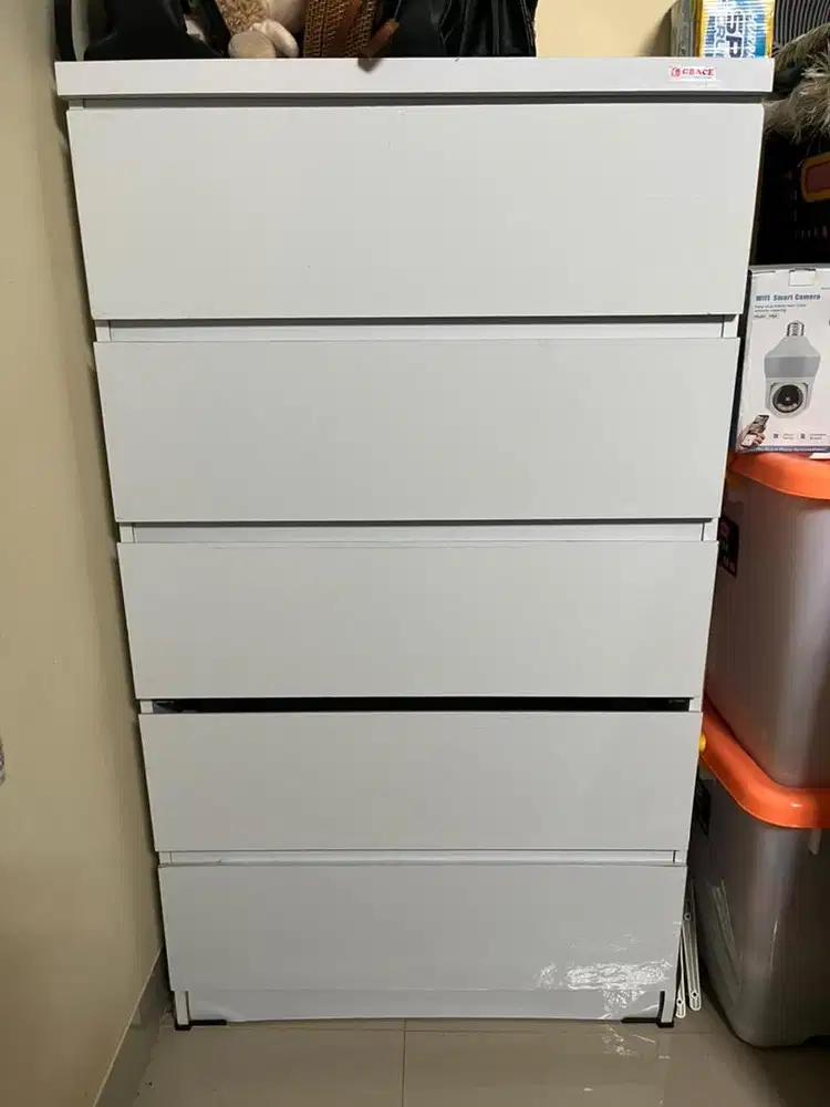 Lemari Laci Kayu Chest Drawer Serbaguna Minimalis Baju Pakaian Anak