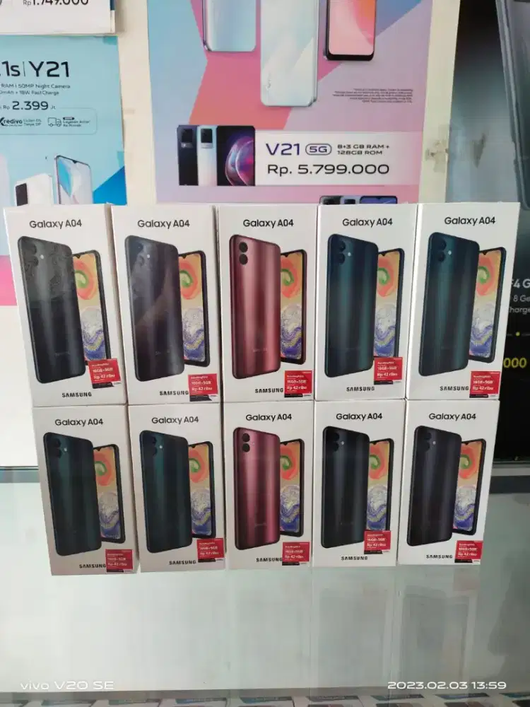 Samsung A04 4/64 GB Camera 50 MP Batre 5000 mAh Garansi Resmi