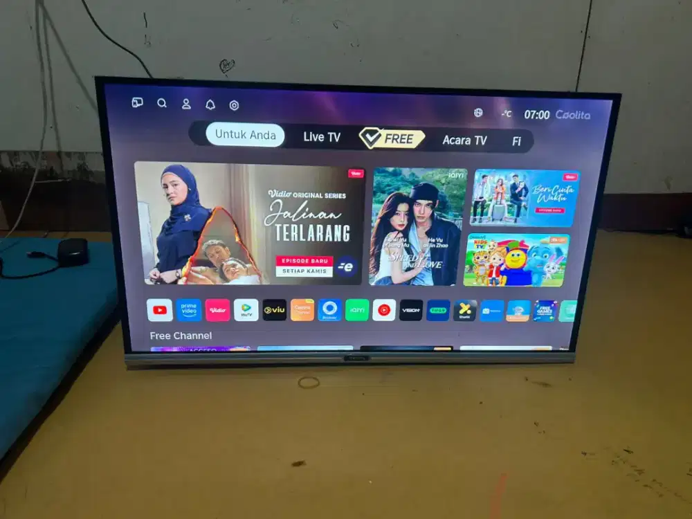 Di jual cepat TV coocaa