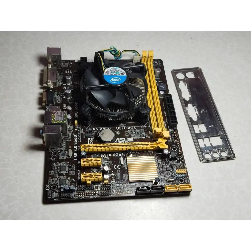 Mobo Matherboard Asus H81M-K Processor Intel core i3 4130