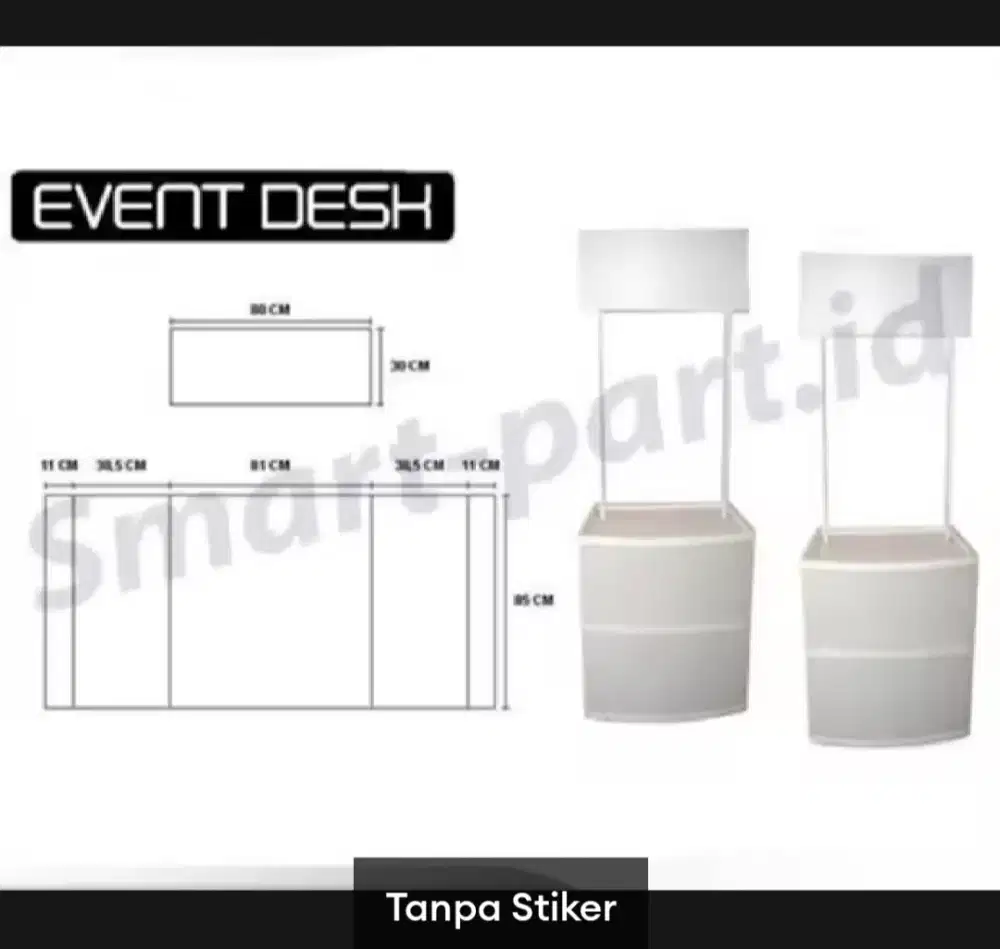Event Desk full set new untuk event