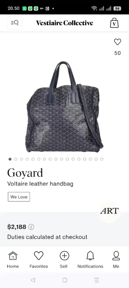 GOYARD VOLTAIRE for unisex