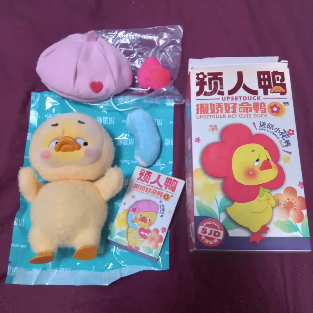 ORIGINAL boneka Upsetduck Upset Duck miss u duck no secret cry baby