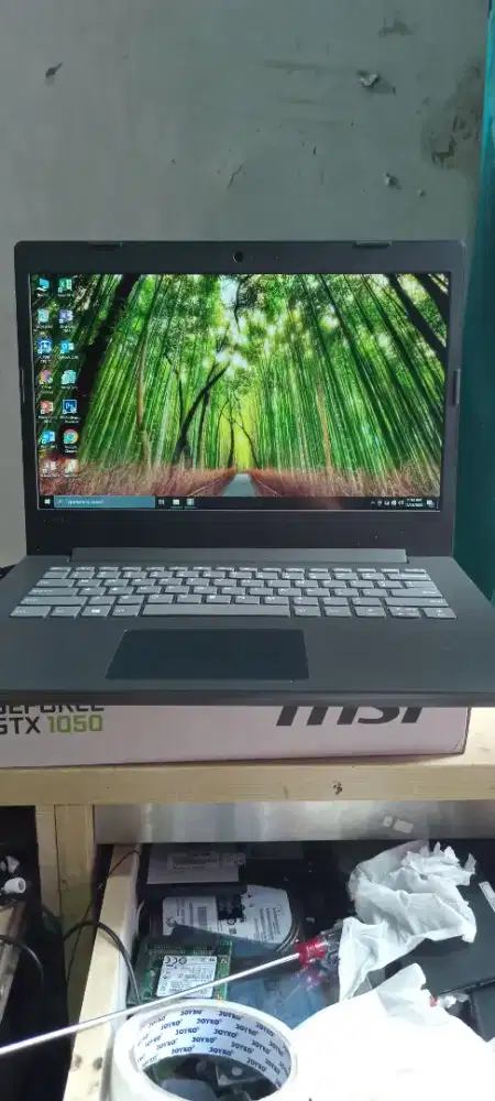 Lenovo slim mulus garansi a4 ram ddr4 4gb ssd 128gb hdd 750gb cod