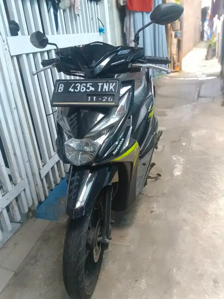 Honda Beat FI Pajak Panjang Plat Panjang Bisa Di Bantu KTP Nempel