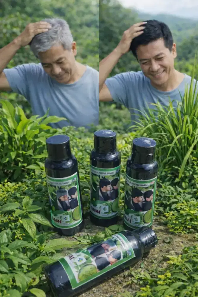 Minyak menghitamkan rambut