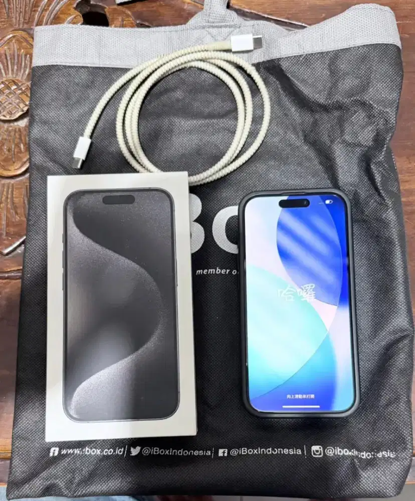 Jual iPhone 15 Pro 128 Gb Ex iBox