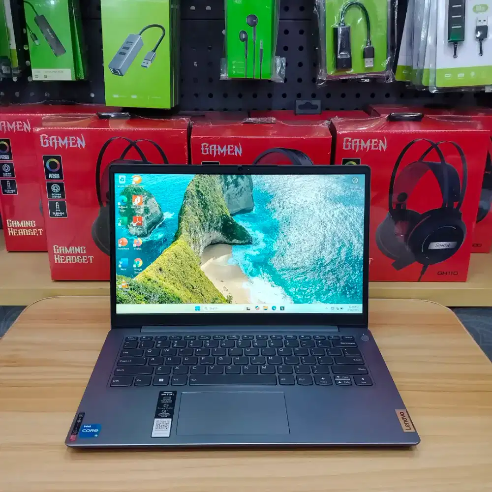 Lenovo IdeaPad Slim 3 i5-1135G7 RAM 8GB HDD 1TB Slim & Kencang Mulus