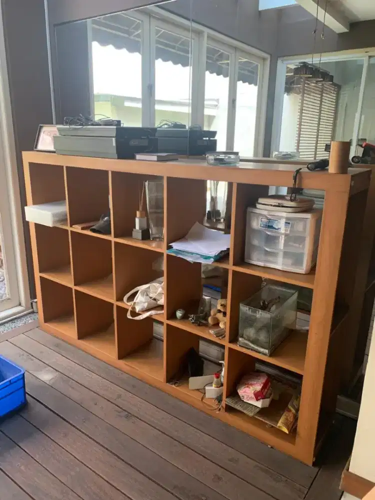 RAK KOTAK KAYU kondisi bagus