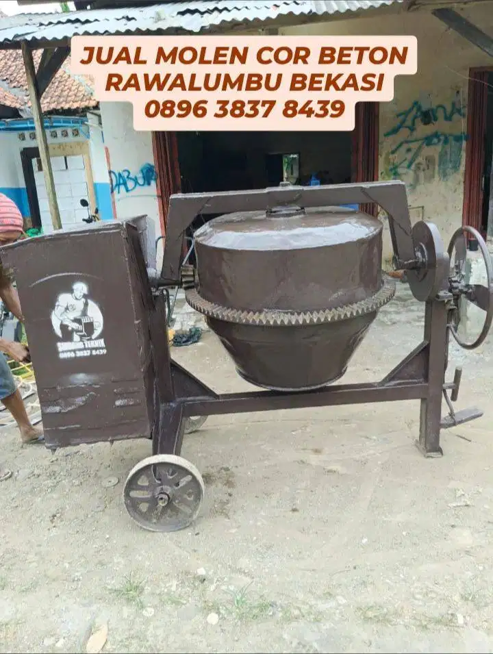 Jual Mesin Molen Beton Bekas Termurah Daerah Rawalumbu Bekasi