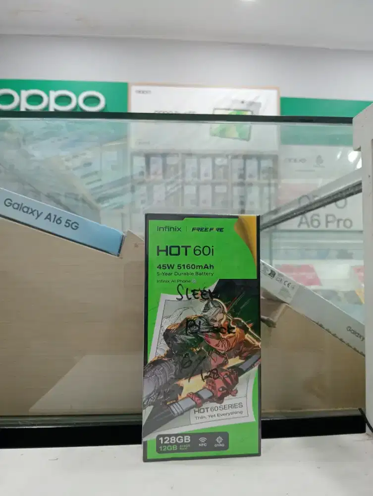 INFINIX HOT 60i 6/128 NEW MURAH QR GADGET
