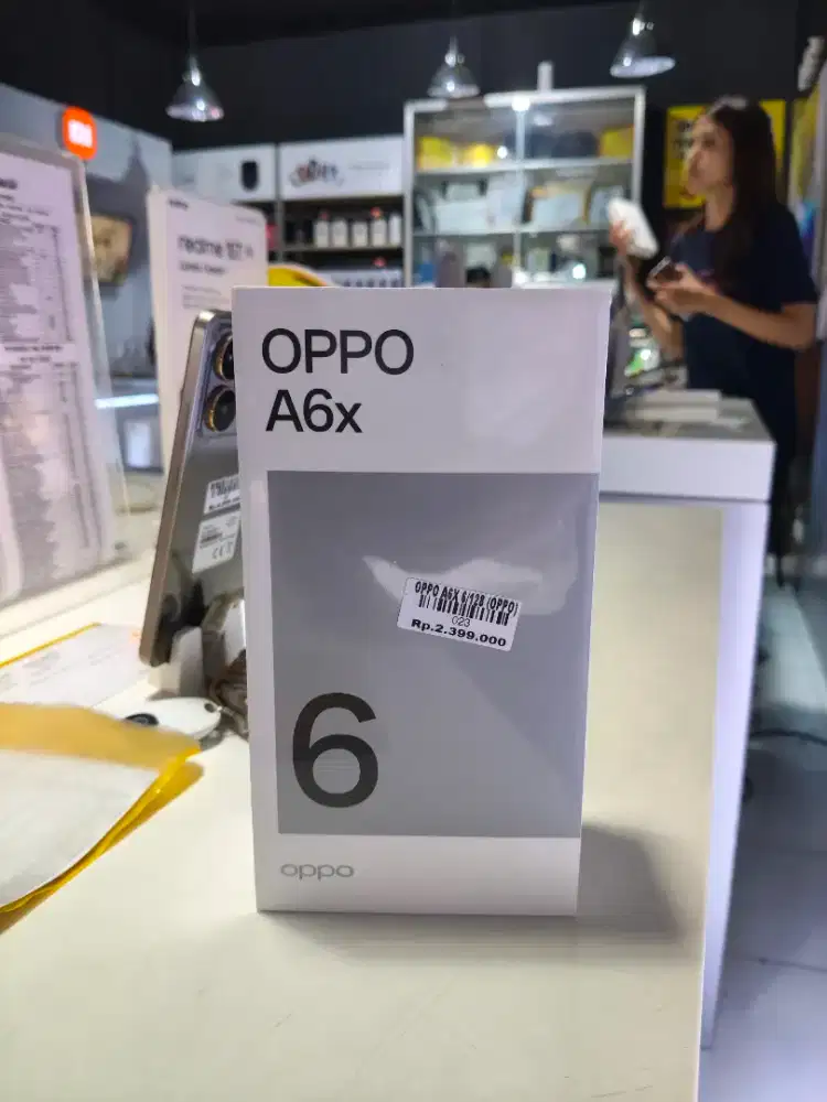 oppo A6x 6/128 garansi resmi 1tahun Atlantis dahsyat