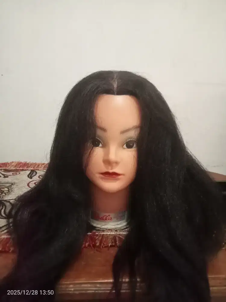boneka mennequin original hair (rambut asli)