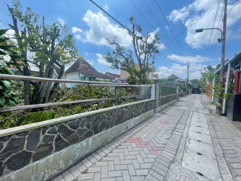 Dijual tanah kavling nempel Kraton Pakualaman, SHM pekarangan ready AJB, Akses jalan mobil lancar