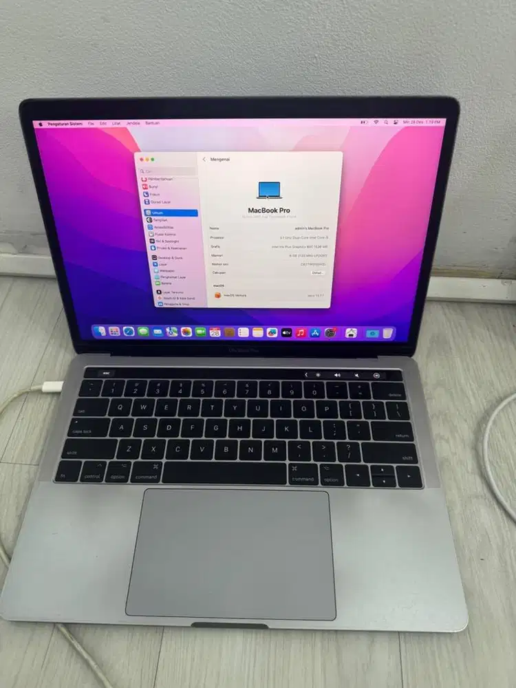 Macbook Pro 2017 Touchbar