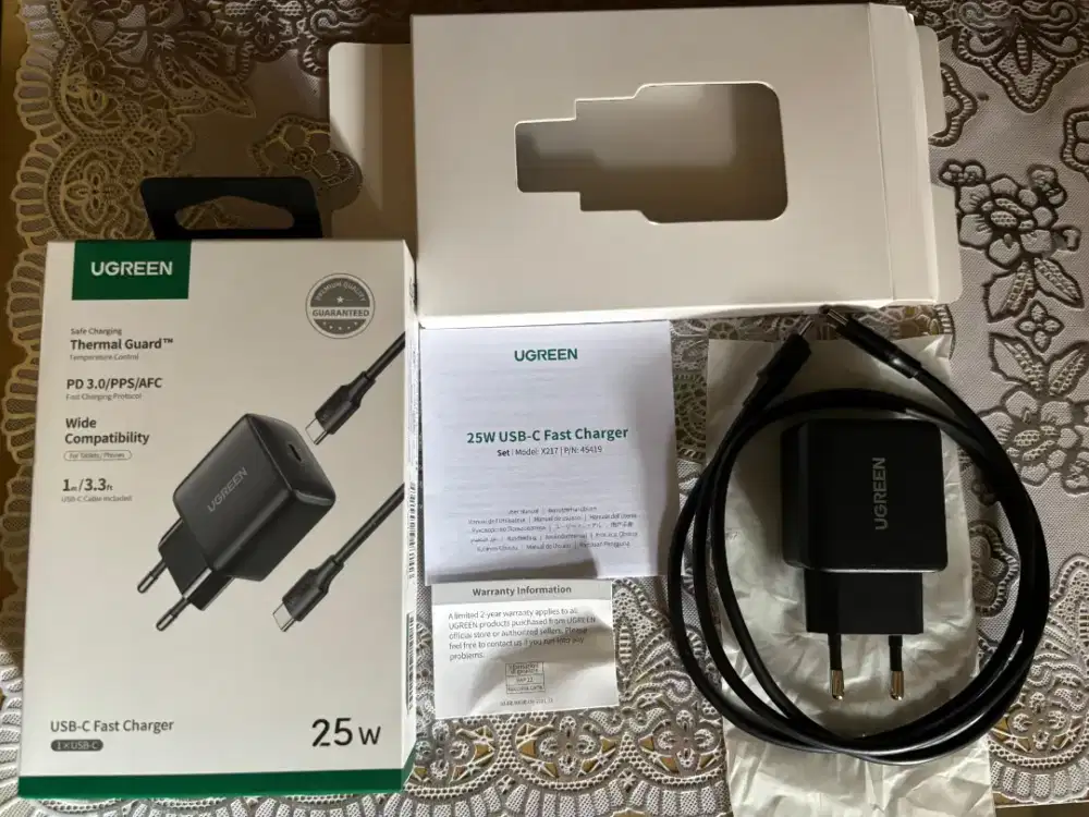 Charger Ugreen Type C To C 25watt