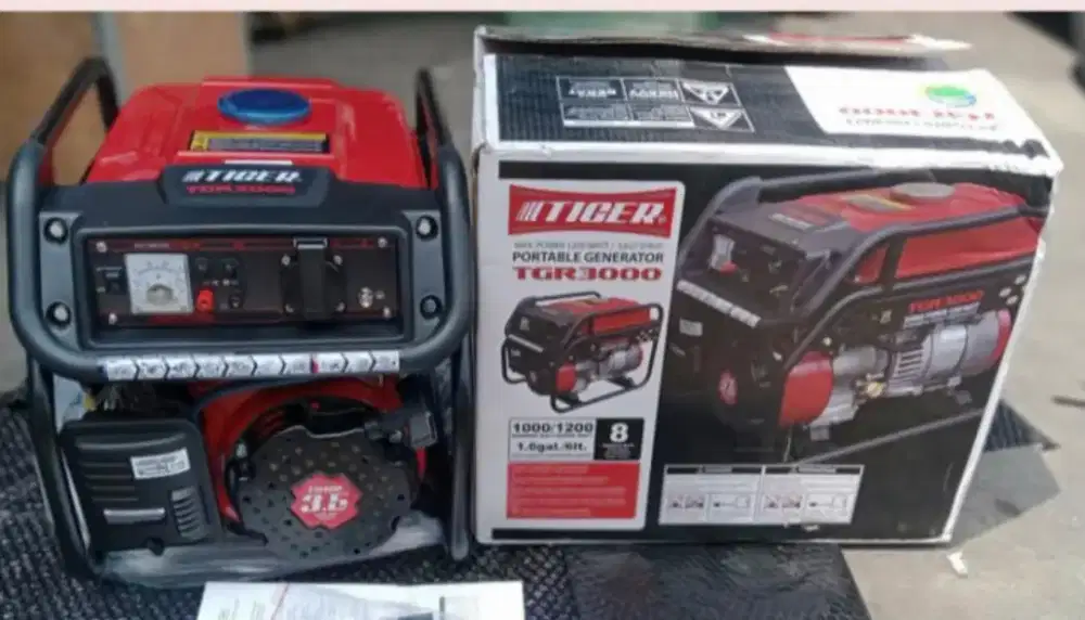 Genset tiger baru 1200 watt ,buat jaga-jaga saat listrik padam