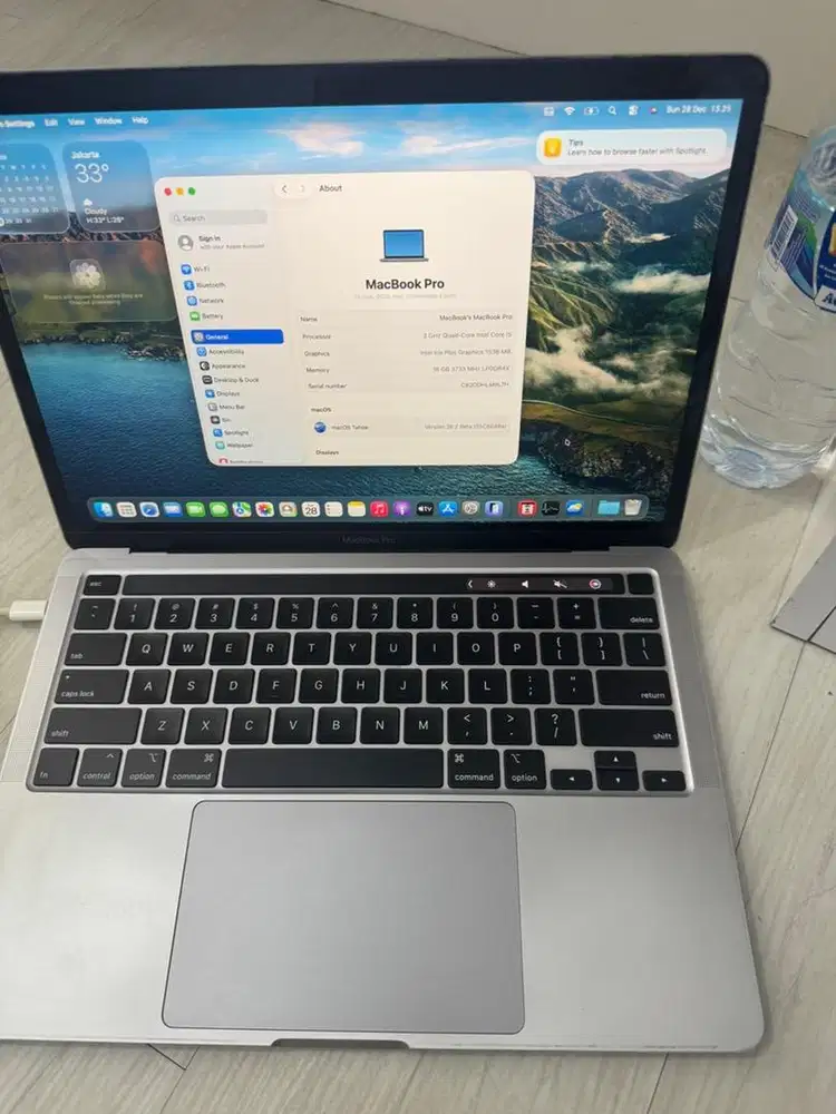 Macbook Pro 2020 Touchbar