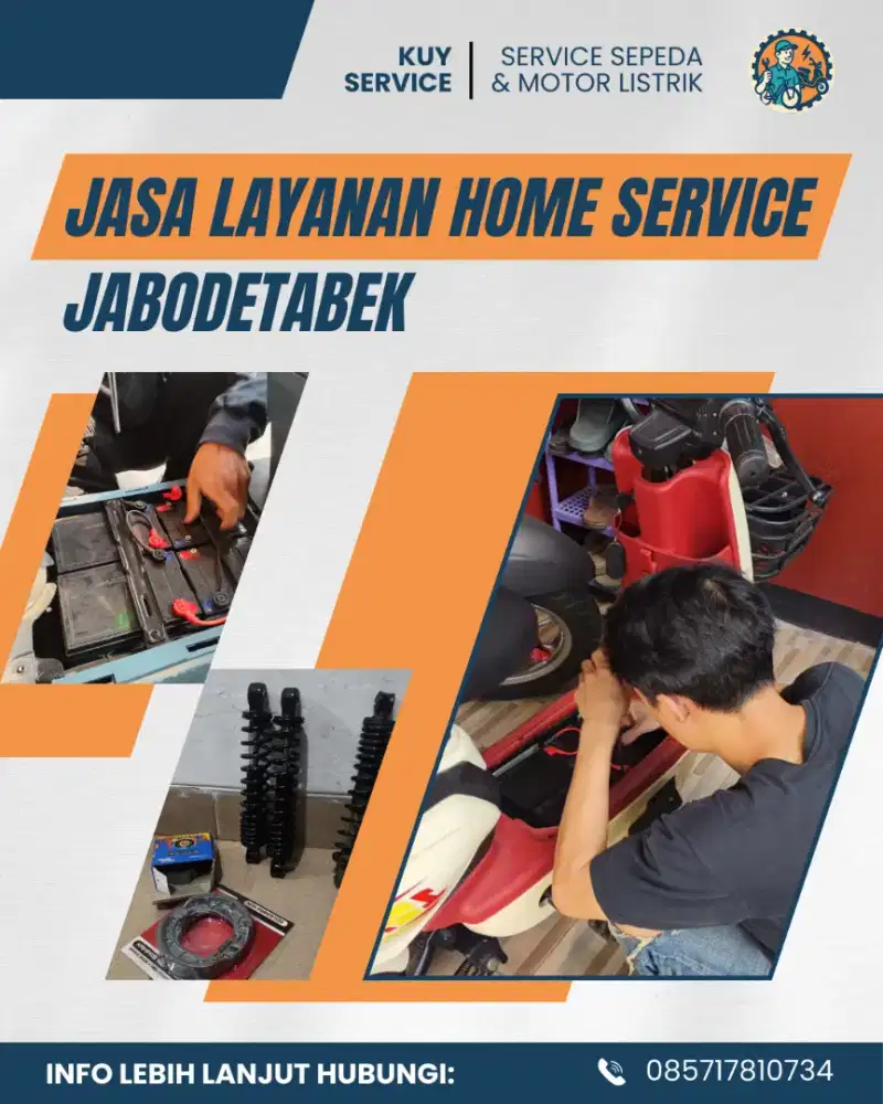 Layanan Home Service Sepeda dan Motor Listrik