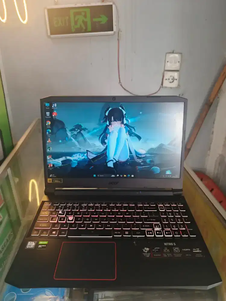 Acer Nitro 5 core i5 gen10 vga gtx 1650 Ti