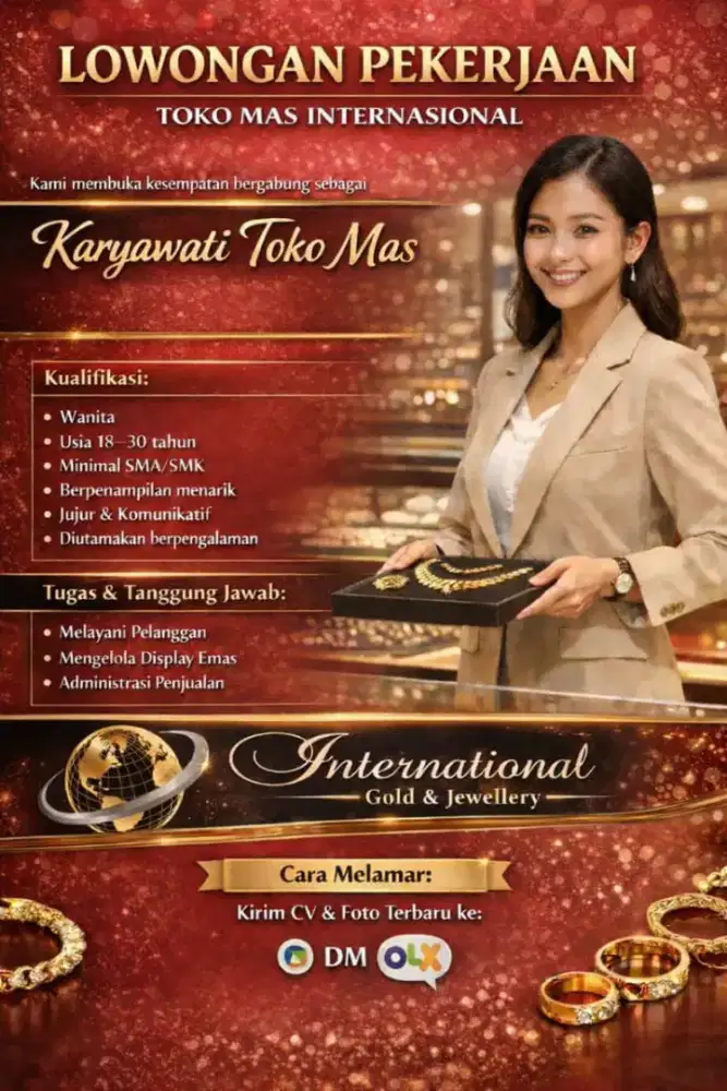 LOWONGAN TOKO EMAS KARYAWATI