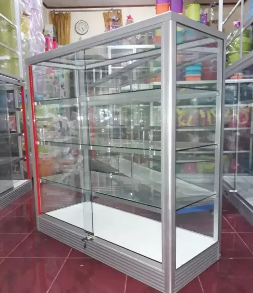 Etalase Toko Panjang 1Mx1M Barang Baru & Ready