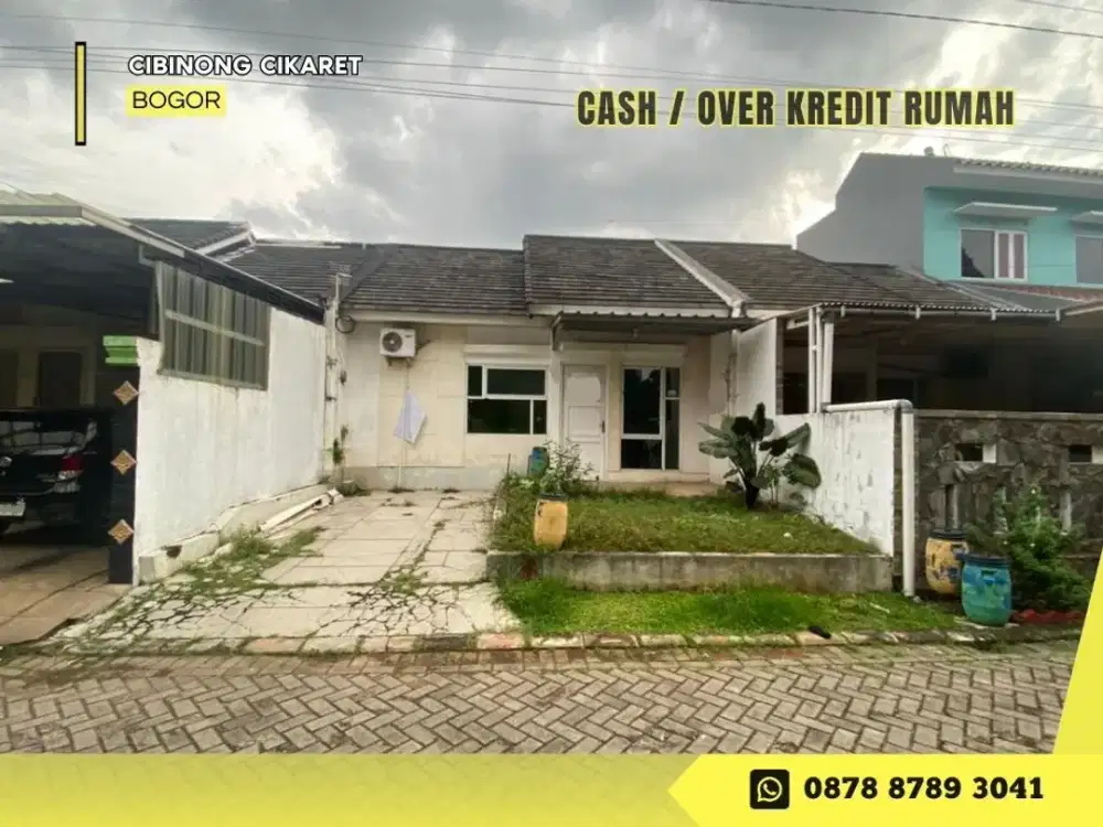 Jual Rumah LT98 bs Over Kredit sisa 3 THN lg ccln flat di Cibinong dkt GDC