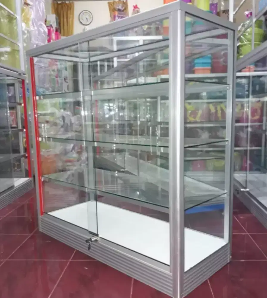 Etalase Panjang 1Mx1M Barang Bagus Siap Kirim