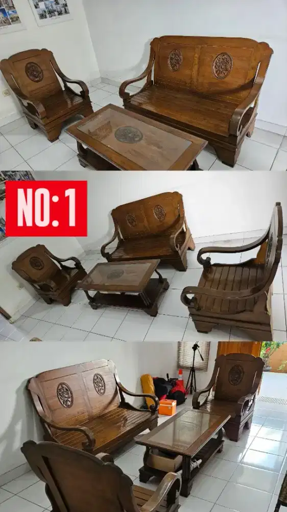 Furniture / Mebeul Kursi meja Kayu Jati