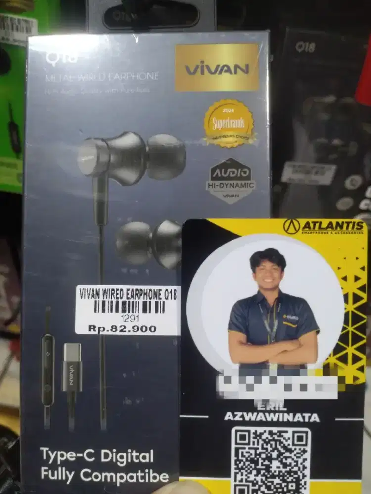 VIVAN WIRED EARPHONE Q18 l ATLANTIS DAHSYAT