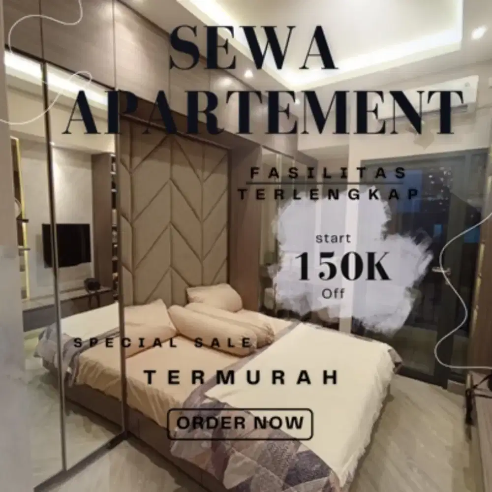 SEWA APARTEMEN TANGERANG AKASA PURE LIVING BSD HARIAN/TRANSIT TERMURAH