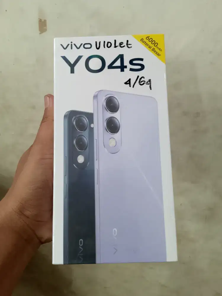 New Vivo y04s 4/64 gransi resmi