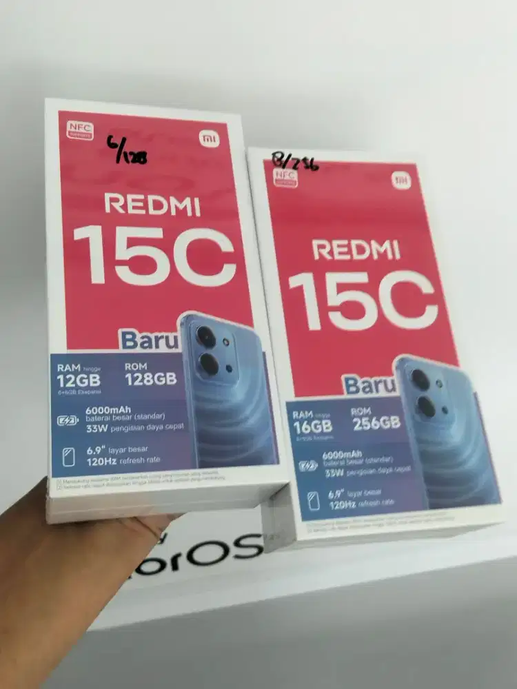 PROMO MURAH REDMI 15C 8/256 NEW SEGEL GARANSI RESMI BISA DI ANTAR
