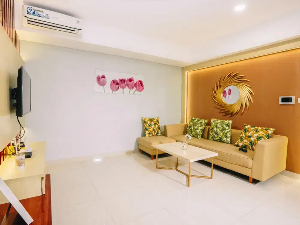 Apartemen Skandinavia Full Furnished 2 Bedroom Lux Fasilitas Premium Di Kawasan Tangcity Superblock Tangerang
