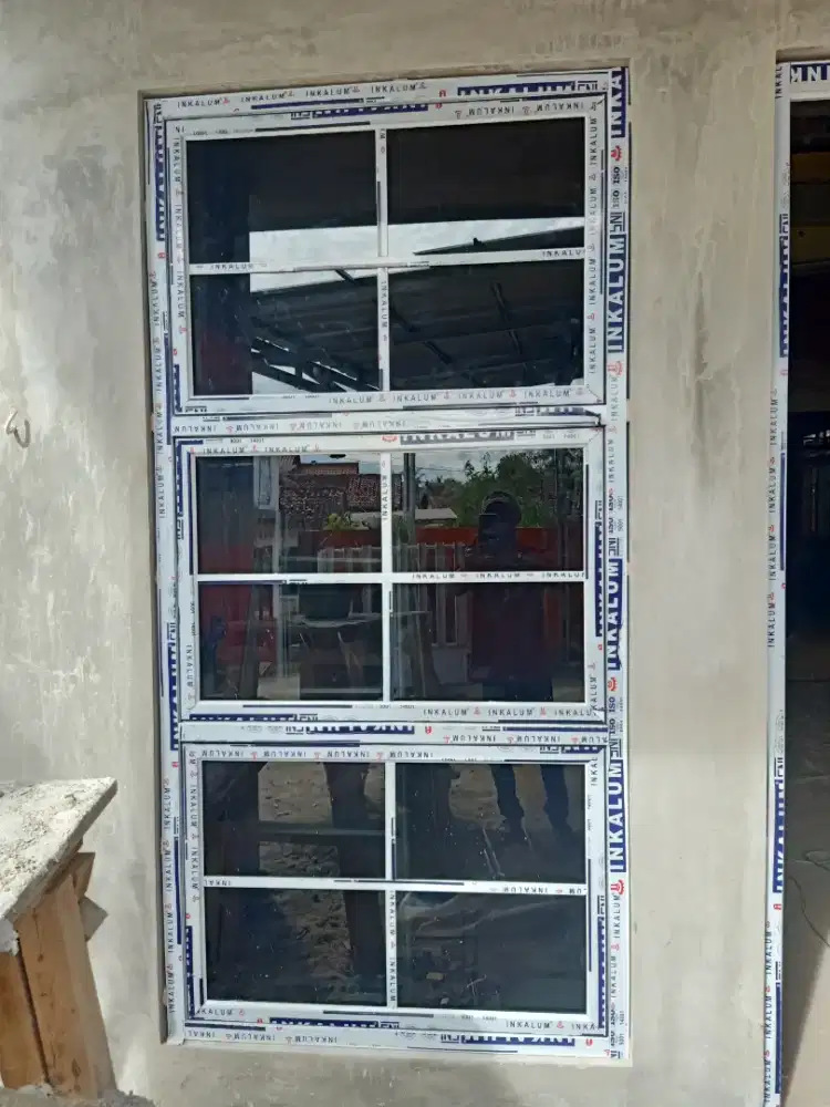 Aluminium produk, kusen, pintu, jendela, almari, kitchen set
