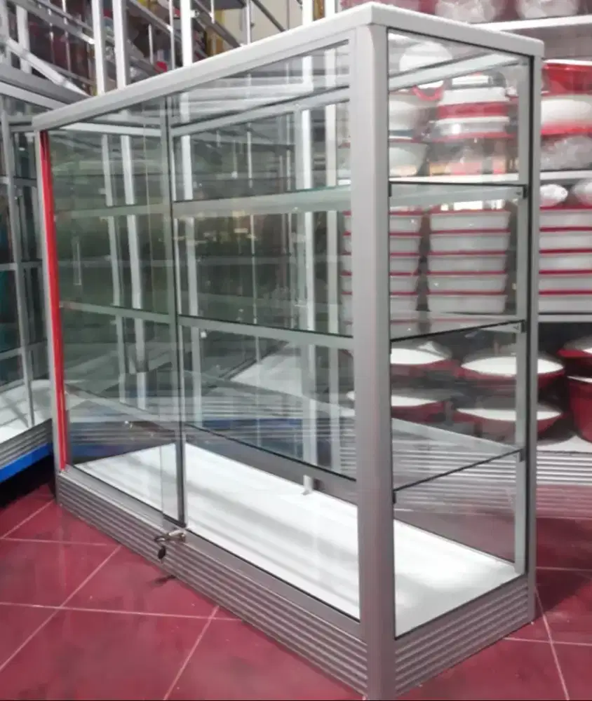 Jual Etalase Kaca Untuk Toko dll Panjang 1,2 M