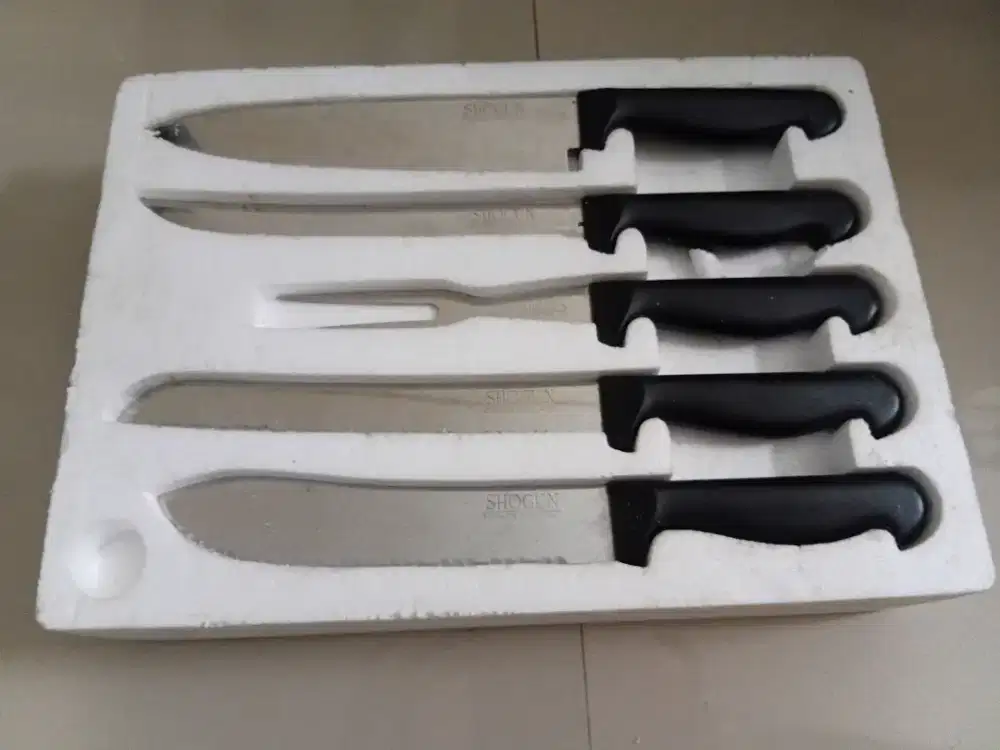 Pisau dapur merk Shogun stainless Steel asli jepang