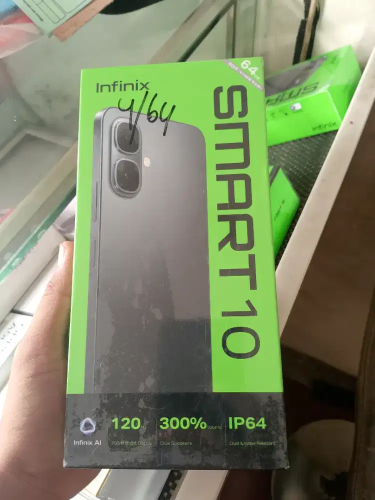 New Infinix smart 10 4/64 gransi resmi