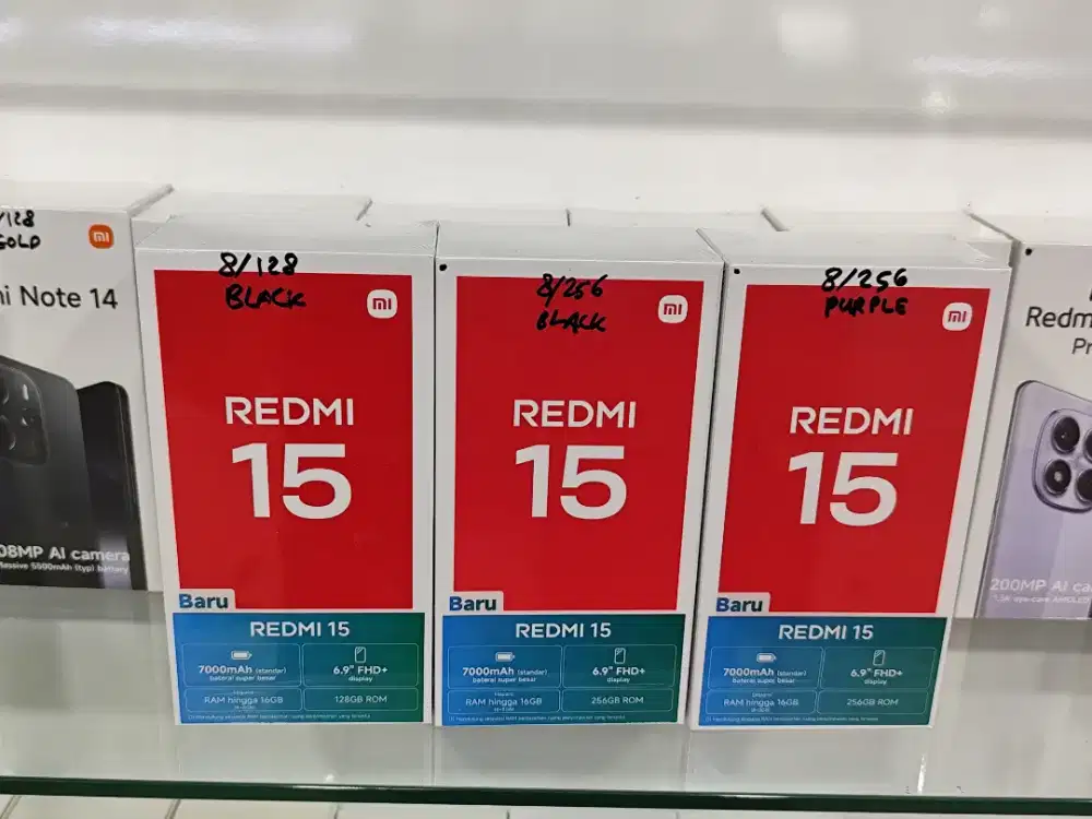 PROMO SPESIAL! Redmi 15 New,Garansi 15 Bulan,Bisa COD