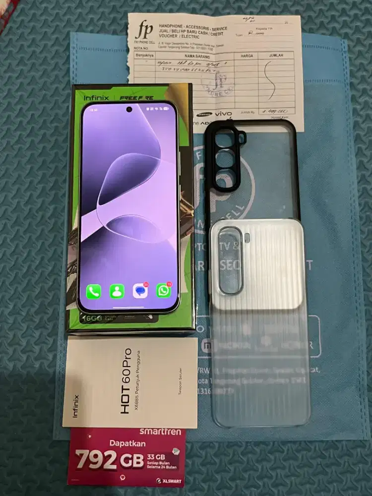 INFINIX HOT 6 PRO 8/256 FULLSET LIKE NEW