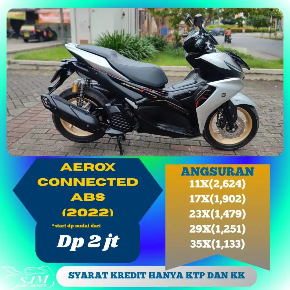 YAMAHA AEROX CONNECTED ABS 2022 SIAP PAKAI