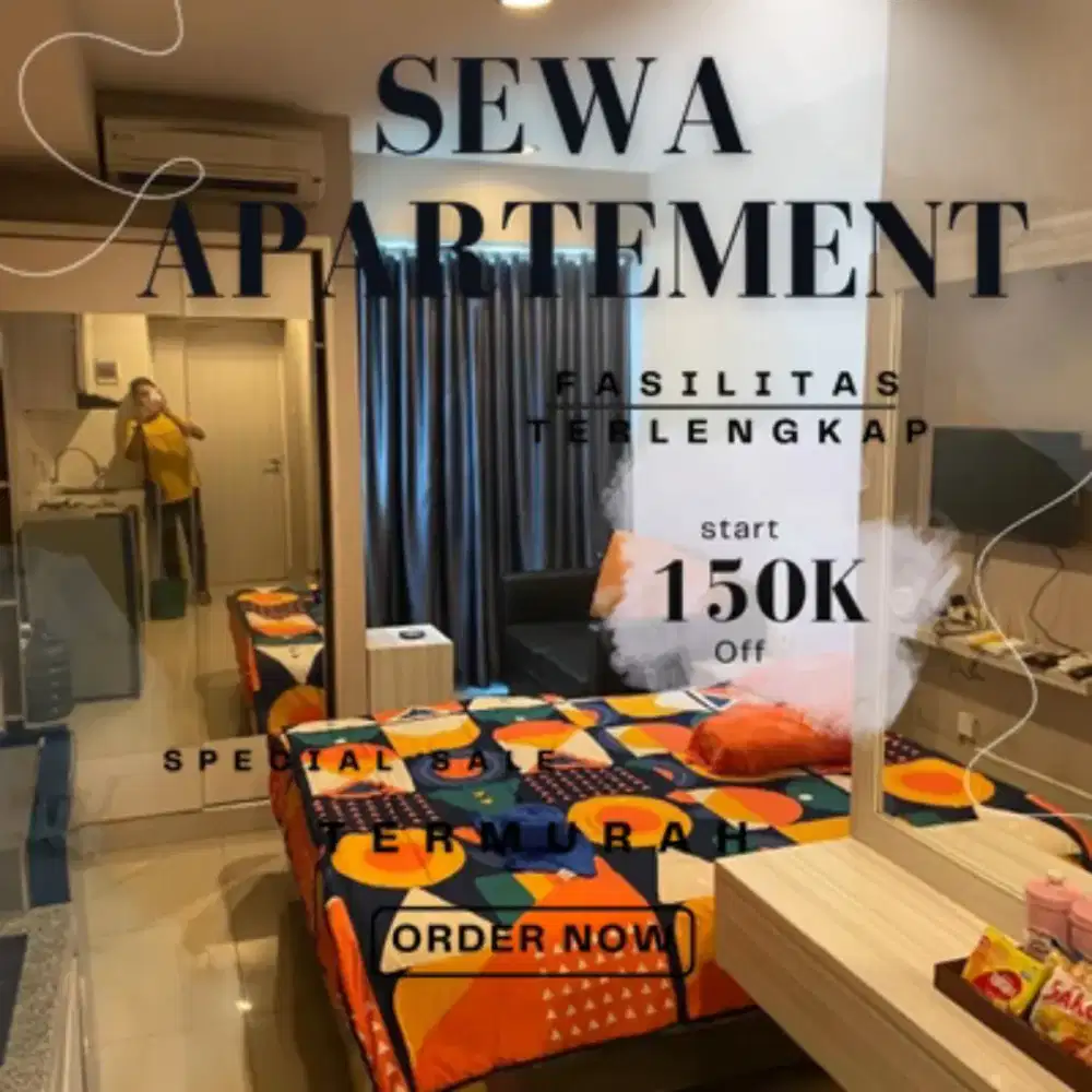 SEWA APARTEMEN COLLINS BOULEVARD TANGERANG HARIAN/TRANSIT TERMURAH