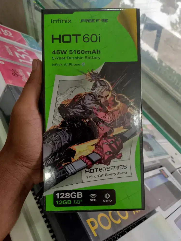 New Infinix hot60i 6/128 garansi resmi