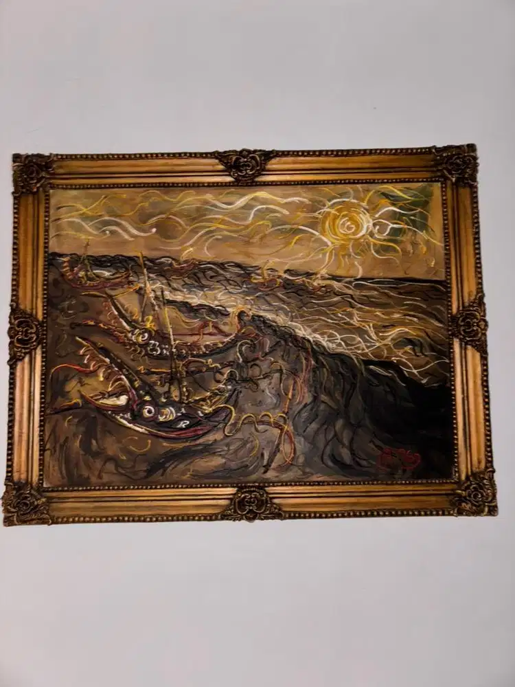 lukisan kapal belanda