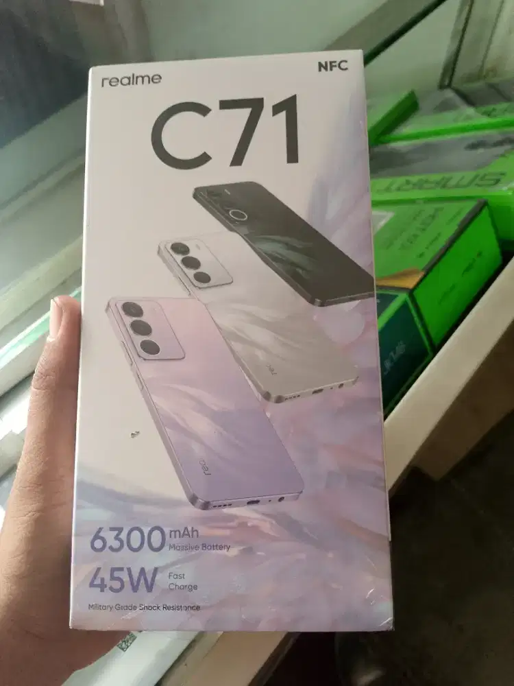 New realmi c75x 6/128 garansi resmi