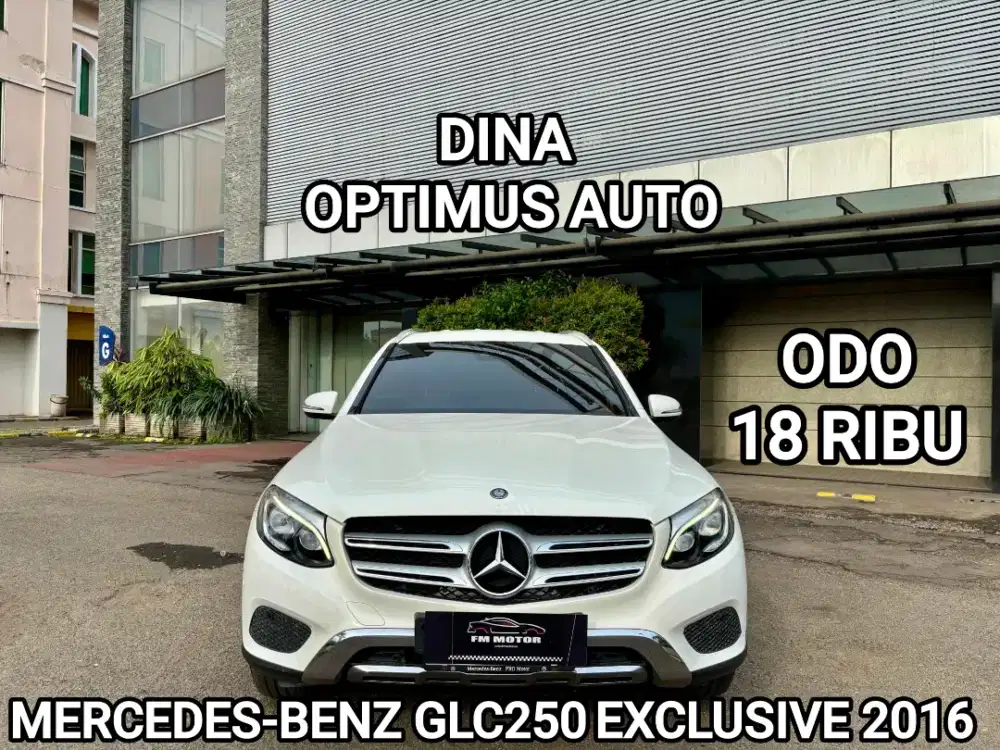 Mercedes-Benz GLC250 Exclusive 2016 AT 2.0,Odo 18Ribuan, Pajak Panjang