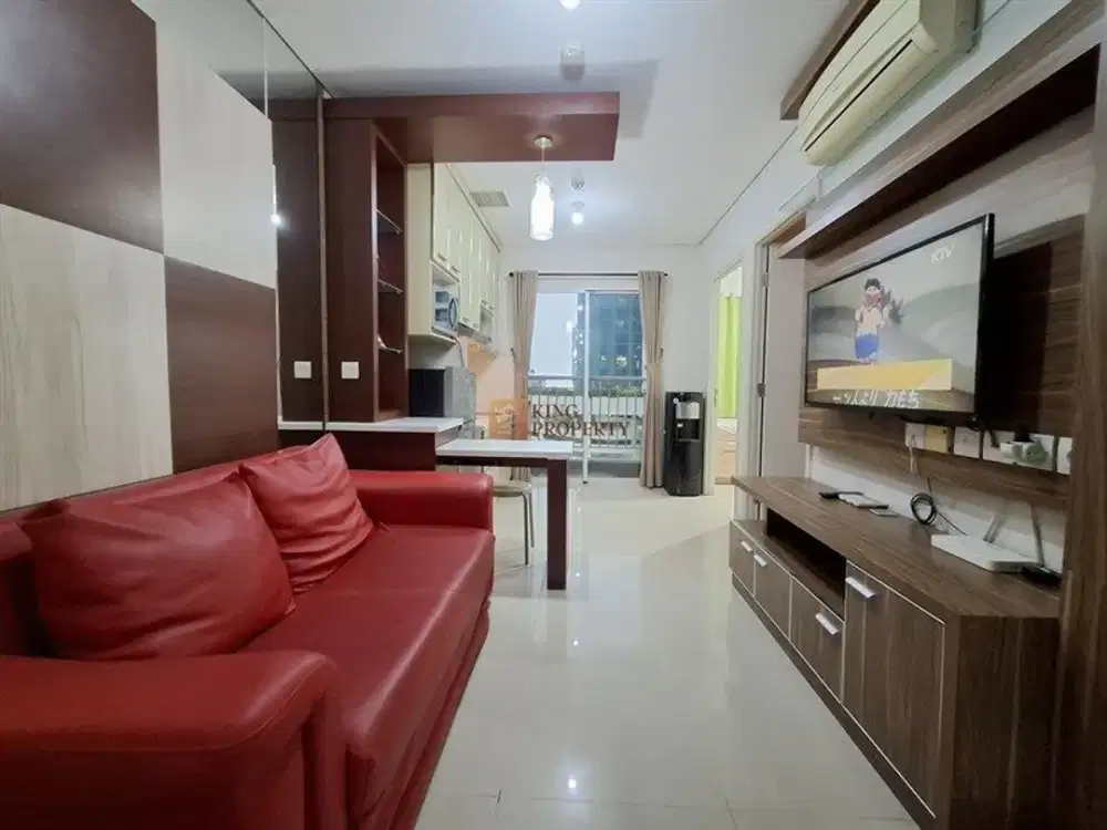 Hanya Jalan Kaki Ke Mall Central Park, Disewakan Apartemen Madison Park 2BR Furnished Interior Lengkap Siap Huni, Lokasidi Tanjung Duren Jakarta Barat