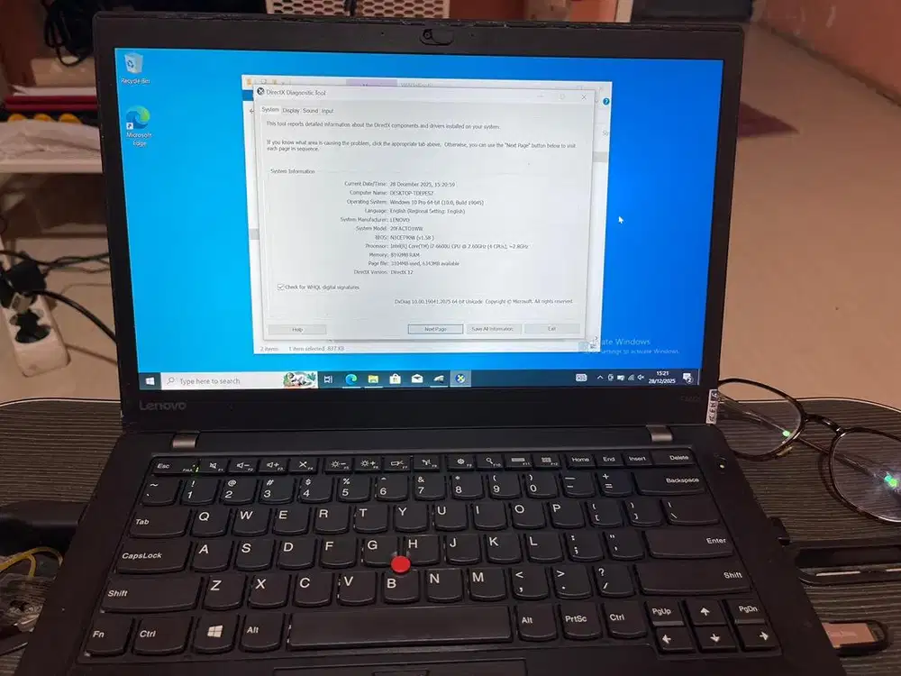 Lenovo thinkpad t460s