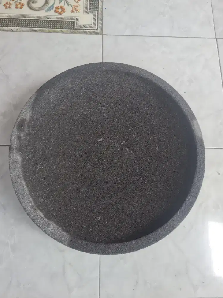 Cobek jumbo batu asli